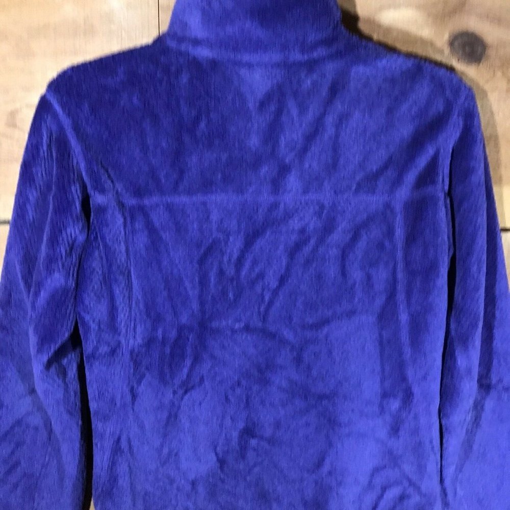 Patagonia 1/4 Button Pullover Fleece Jacket Coat Womens Size XS T-Snap Purple - Picture 9 of 10